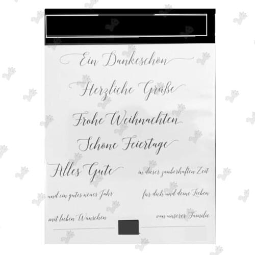 Christmas Greetings Stamps Stencils For Scrapbooking Stamps Embossing Mold Diy Paper Cards Craft Maker Albums New for 2021