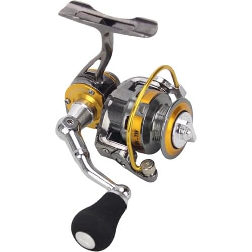 Smooth Mini Spinning Fishing Reel Ultra Light High Strength Fishing Tackles Freshwater Ice Fishing Reel 5.0:1 8 lb