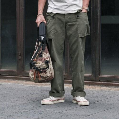 The bronson mfg Men's Military Trousers