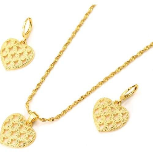 Bangrui Fashion Necklace Earring Set Women Party Gift Gold Color Leaf Necklace Earrings Jewelry Sets