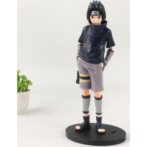 24.5cm Anime Naruto Shippuden Sasuke PVC Action Figure Toys Collectible Model Doll Gifts