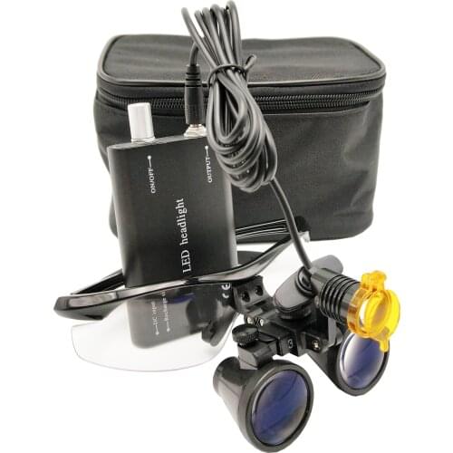 3.5X Surgical Magnifiers with LED Optical Filter Light