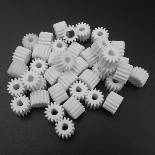 50PCS 15T D-Shape Blue Plastic Spur D Gear 0.5 Modulus Teeth =15 Aperture: 3mm for D-shaft D-motor 50PCS/LOT NEW 15T3D *FD469X50