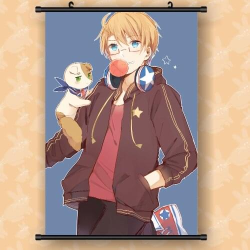 Anime Hetalia Axis Powers Painting Hanging Wall Art Poster Home Decor Wall Pictures For Living Room