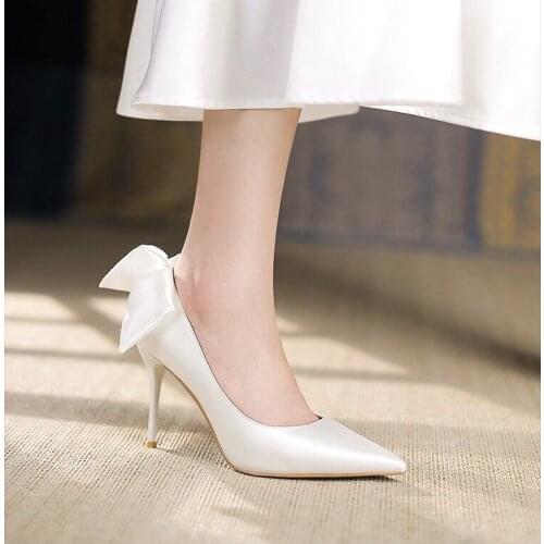 High Heels Luxury Designer Women Shoes Ladies Pumps Sexy Spring Summer Fashion Sandals Office Dress White Black Shoes