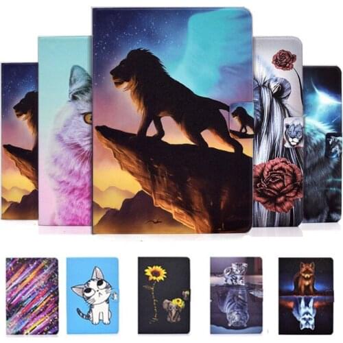 For iPad Mini 1 2 3 4 5 7.9 inch Case Cover Smart PU Leather Stand Back Fundas For iPad mini 1/ 2/3 mini5 2019 Cartoon Case Kids