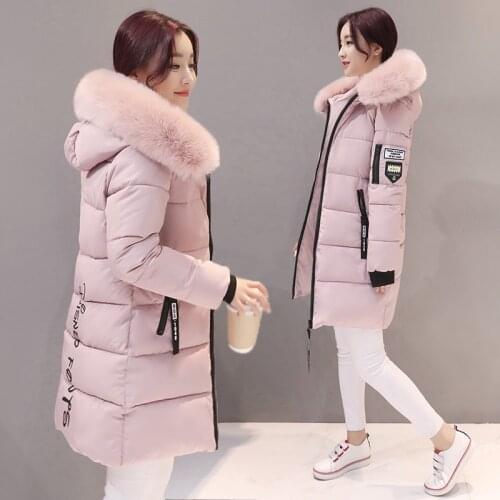 Hot Sale Winter cotton-padded Jacket Female Coat Down cotton-padded Clothes Women Thick cotton-padded Girl Kpop Slim Jacket