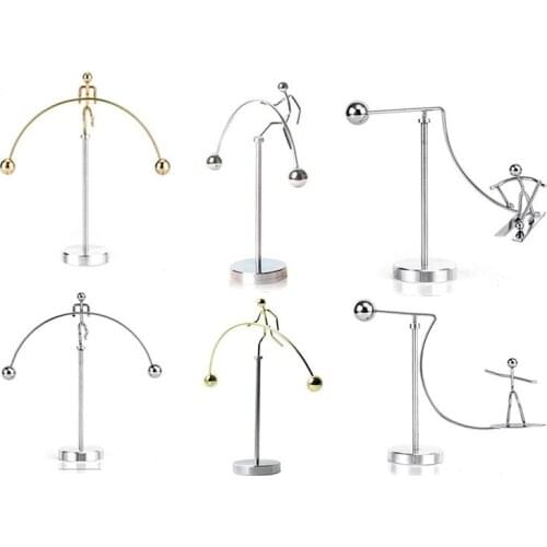 Balance Toys Funny Desk Ornament Science Educational Teaching Tool Creative Balance Sculptures Tumbler Decompression Toys Gift