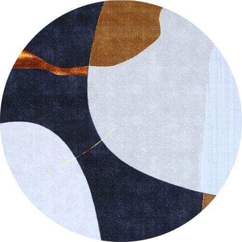 Moxi round Carpet Nordic Style Bedroom Full-Bed Room Simple and Light Luxury Cloakroom Doorway Balcony Mat