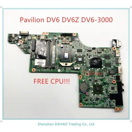 DA0LX8MB6D1 603939-001 (595133-001) LAPTOP MOTHERBOARD For HP PAVILION DV6 DV6-3000, DDR3 HD 5650 +FREE CPU