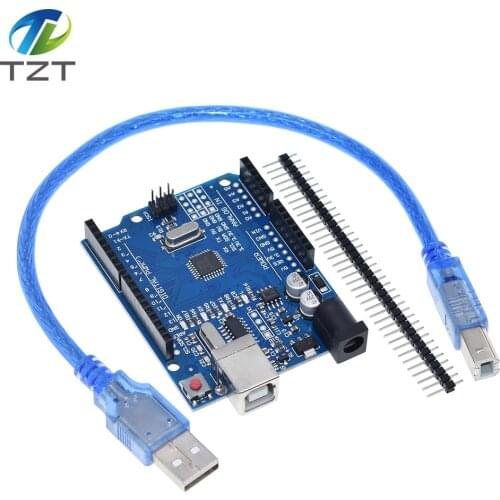 UNO R3 CH340G+MEGA328P SMD Chip 16Mhz For Arduino UNO R3 Development board USB CABLE ATEGA328P One set