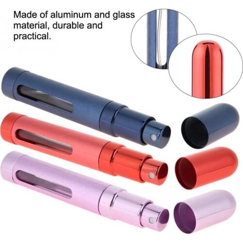 New 3 Color 12 ML Perfume Spray Bottle Travel Outdoor Household Portable Refillable Perfume Atomizer Skin Nursing Hydration Tool