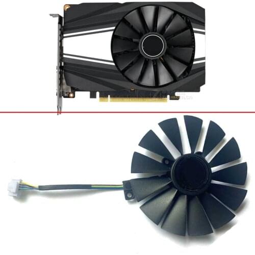 Cooling Fan For ASUS PH-GTX 1660Ti GTX 1660 PH-GTX 1660S PH-RTX 2060-6G FDC10U12D9-C PLD10010B12HH 6Pin 95MM Fan replacement