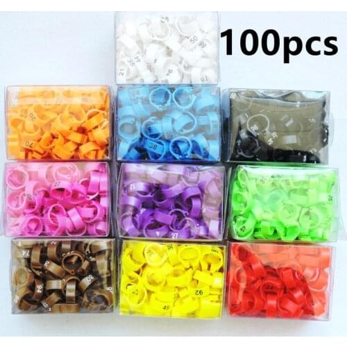 Pratical Inner Diameter 8mm Pigeon Leg Bands Poultry Dove Bird Parrot Clip Rings Band Foot Ring Pigeon Supplies Bird Supplies