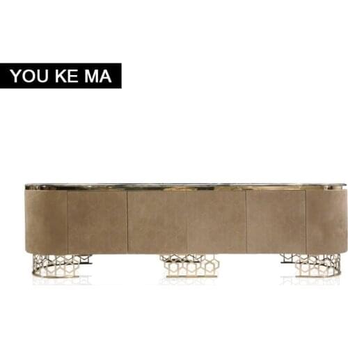 Modern minimalist living room TV cabinet multifunctional solid wood storage storage side cabinet