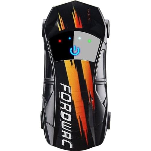 EDC Supercar Lighter Touch Screen Induction USB Charging Dual Pulse Arc Lighter with Emergency Light Gift for Men