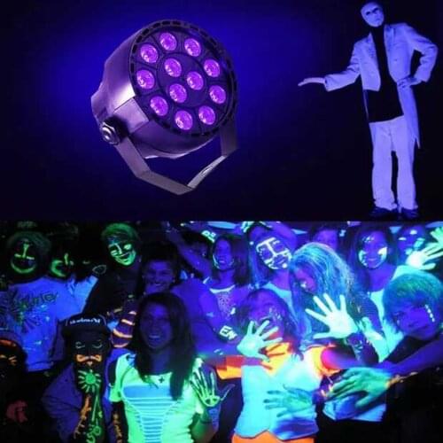 36W 12 LEDs mini par Sound Active UV Led Stage Parcan Ultraviolet Led Spotligh Lamp for Disco DJ Projector Party mini par light