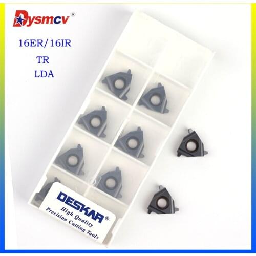 DESKAR 16ER 16IR 1.5TR 2TR 2.5TR 3TR 3TR LDA Thread Turning Insert Tool Parts Carbide Insert CNC Lathe Tool Cutting