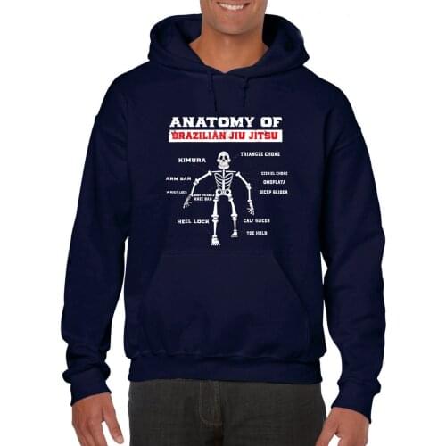 Brazilian Jiu Jitsu Anatomy Funny Hoodies Bjj Martial Arts New Fashion Brand Street Hip Hop Fitness Irish Sweatshirt