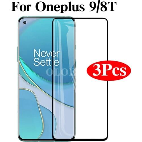 3pcs Tempered Glass Screen Protector For Oneplus 9 8t 8 T Protective Glas Screenprotector on Oneplus9 Oneplus8t One Plus Film 9H