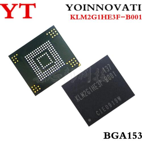 10PCS/LOT KLM2G1HE3F-B001 BGA EMMC KLM2G1HE3F B001 BGA153