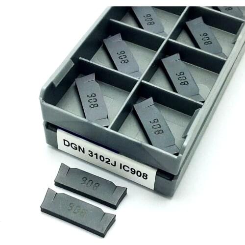 10 pieces of DGN3102J IC908 carbide blades