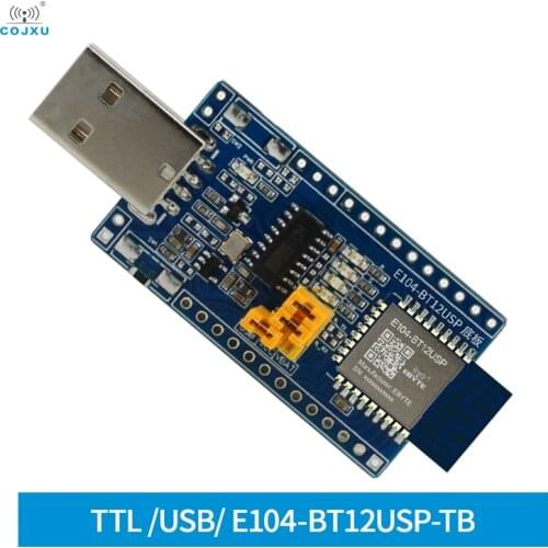 2.4GHz 10dbm TLSR8253F512 BLE Test Board Sig Mesh V1.0 Networking Module SMD USB Interface Gateway E104-BT12USP-TB