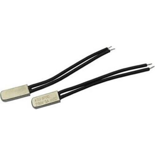 2pcs 120degree KSD9700 temperature switch thermal protector default shutdown temperature switch thermostat 5A 250V