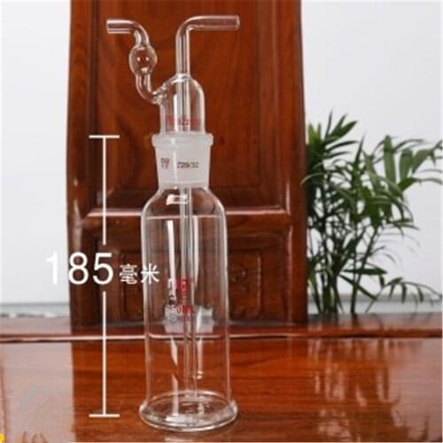 250ML Gas Washing Bottle,straight-tube Washing bottle,laboratory glassware