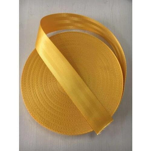 35 meter rolls car satety seat webbing for DIY car safety belt harness strap airplane safety belt