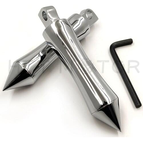 Aftermarket free shipping motorcycle parts FootPeg For Harley davidson w/ Male Mount Road King Sporster 883 1200 XL Touring