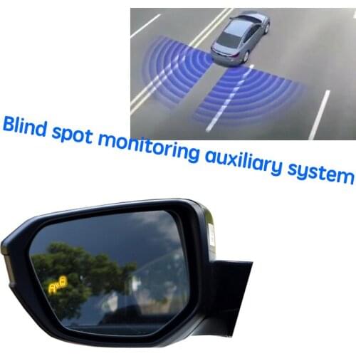 Car BSD BSM BSA Blind Area Spot Warning Drive Mirror Rear Radar Detection System For HONDA Civic 10 FC FK 2015~2019