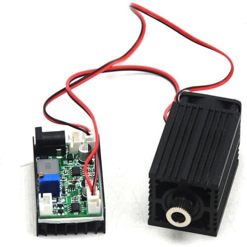 Focusable Long time working 850nm 1W 1000mw IR Infrared Diode Laser Adjusted Dot Module 12V w/ Fan Cooling TTL Modulation 3350mm