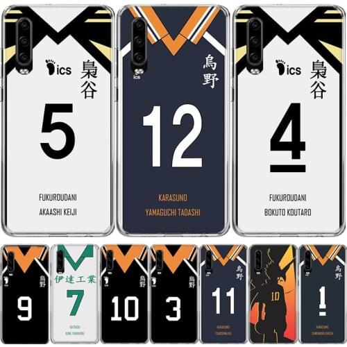 Haikyuu!! Karasuno Jersey Shoyo Hinata Phone Case For Huawei Mate 30 20 10 P40 P30 P20 P10 Pro Lite P Smart Z Plus 2019 2018 Cov