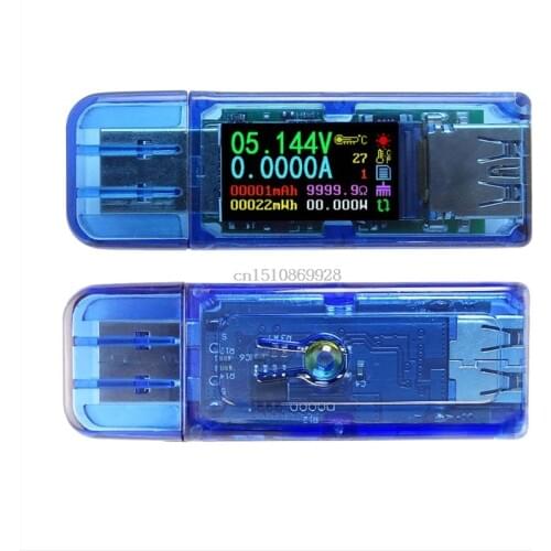 AT35 USB 3.0 LCD Multimeter Voltmeter Ammeter Current Meter Power Bank Tester
