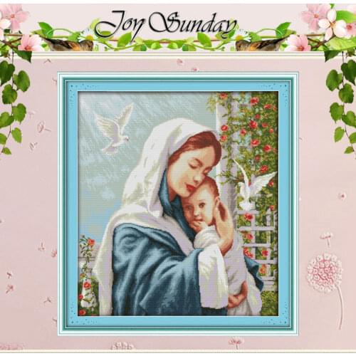 Love of mother and son Patterns Counted Cross Stitch 11CT 14CT Cross Stitch Set Wholesale Cross-stitch Kit Embroidery Needlework