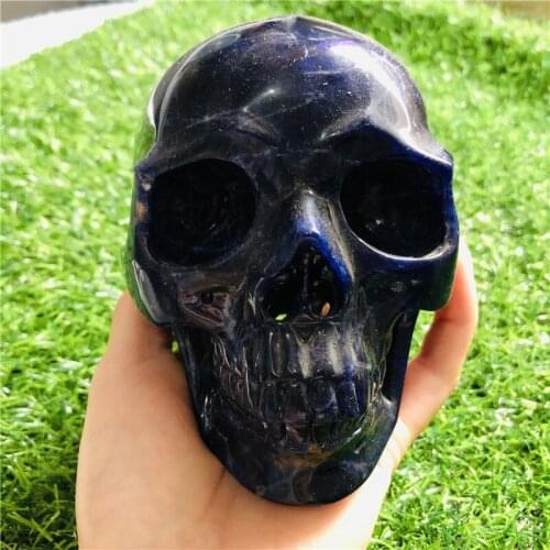 Natural krocodylite quartz crystal skull crystal chakra skull decorative stones and crystals