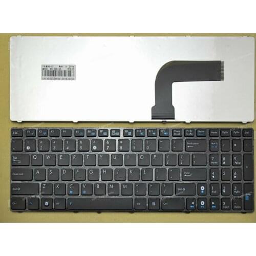 New US QWERTY English Keyboard For ASUS N53 N61V N60 N61J N61JA U50V U50 UL50 UX50 K52 N71 G60 Glossy Frame Black