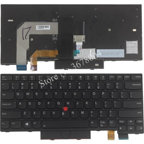 New US for Lenovo IBM ThinkPad T470 US Backlit laptop keyboard back