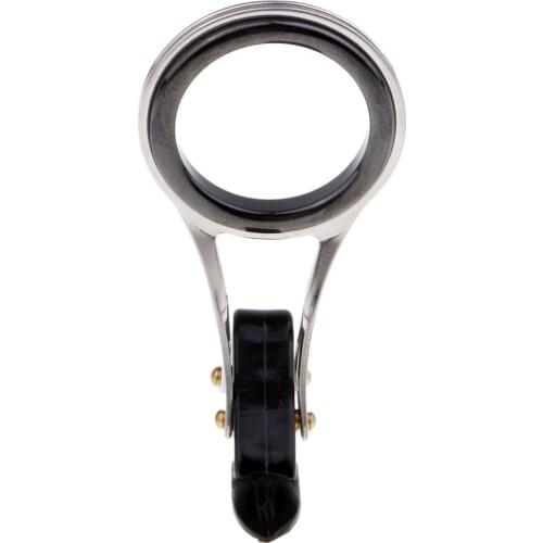 2Pieces Size_1 Oval Fishing Line Rod Spinning Guide Eyes Ceramic Ring DIY Tip Repair Kit Accessories