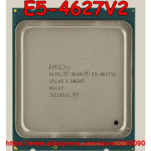 Intel Xeon E5-4627V2 CPU 3.30GHz 8-Core 16M LGA2011 E5 4627V2 E5 4627 V2 processor free shipping E5-4627V2