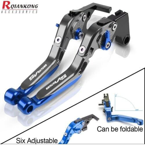 Motorcycle CNC Clutch Brake Lever Extendable Adjustable Foldable lever For Suzuki SV650 SV 650/S SV650S 1999-2009 2008 2007 2006