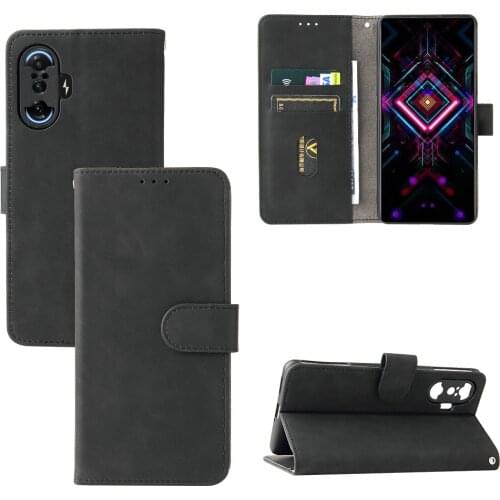 For Xiaomi Poco F3 GT Luxury Flip Skin Texture PU Leather Card Slots Wallet Stand Case For Xiaomi Poco F3GT Phone Bag