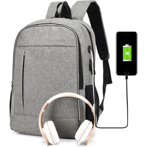 Laptop Backpack Mens Male Backpacks Business Notebook Mochila Waterproof Back Pack USB Charging Bags Travel Bagpack