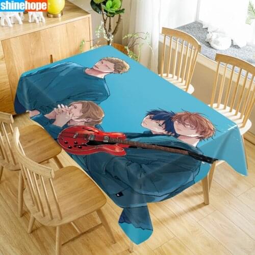 Anime Given Tablecloth Oxford Fabric Table Cloth Wedding Decoration Rectangular Table Cover For Party Home Decor TV Covers