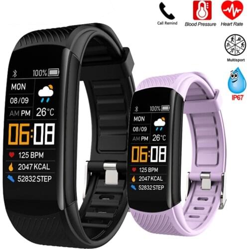 Smart Band Watch Blood Pressure Monitor Fitness Tracker Bracelet Smart Watch Heart Rate Monitor Smart Bracelet Watch Men Women