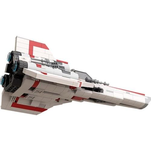 MOC Space Wars MKII FortresssGalactica Building Blocks Battle Colonial Viperals Aviation High-Tech Bricks Toys For Children Gift