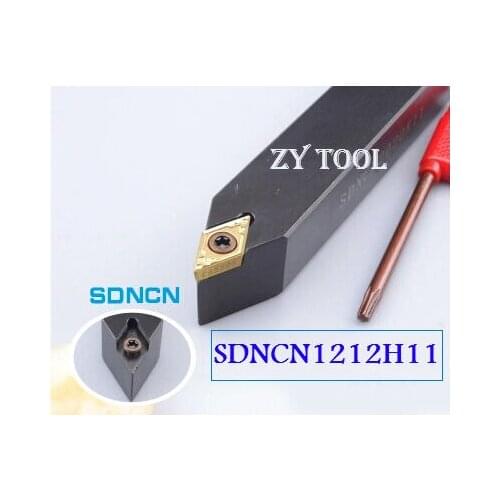 SDNCN1212H11, 12*12mm Metal Lathe Cutting Tools Lathe Machine CNC Turning Tools External Turning Tool Holder S-Type SDNCN