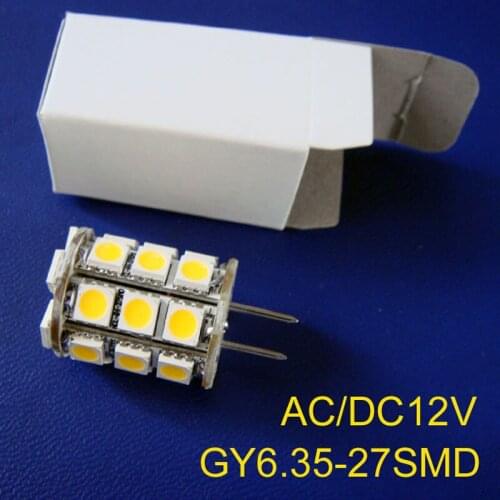 High quality AC/DC12V GY6.35 led lights ,5050 3 chips 12v GY6.35 led lighting,GY6.35 led lamps (free shipping 5pcs/lot)
