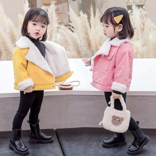 High Quality Winter Baby Girls Jacket Toddler Kids Coat Thicken Warm Girls Clothes Infant Jacket Plush lining Children Clothing